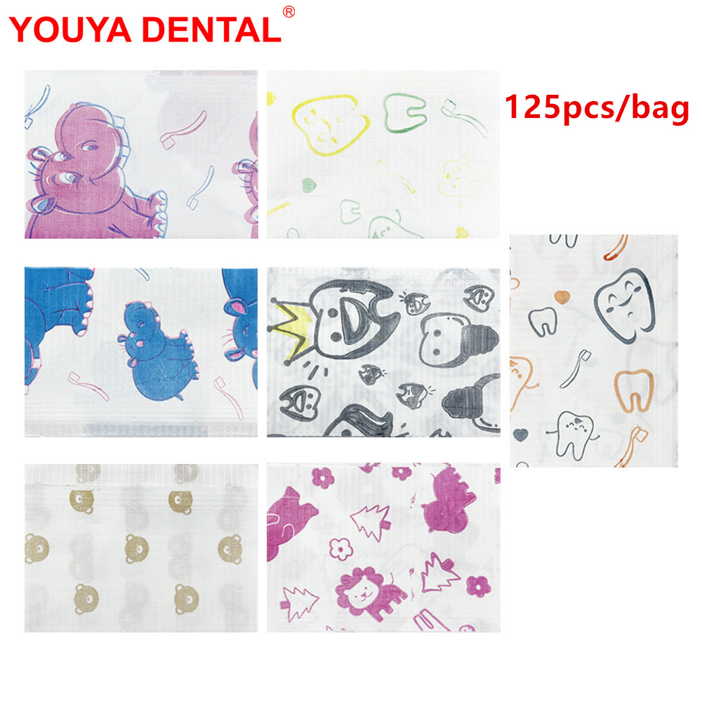 Table Cloth Disposable - 125 шт., детские стоматологические нагрудники, одноразовый