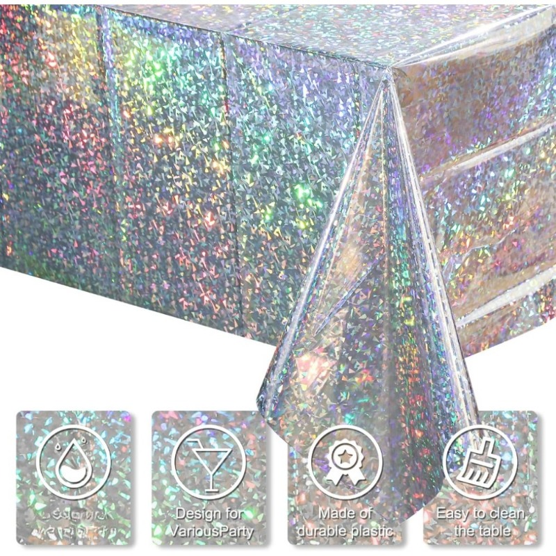 Table Cloth Disposable - 1 шт. одноразовая скатерть из полиэтилена,