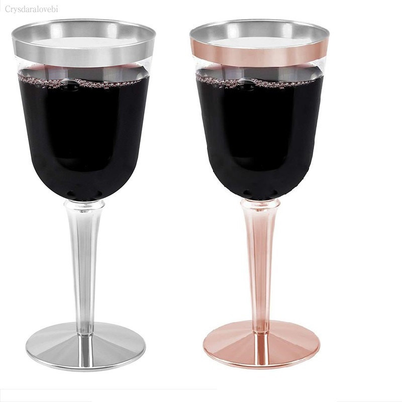 Plastic Cup 50Pcs - Прозрачные Жесткие пластиковые стандартные чашки, 25