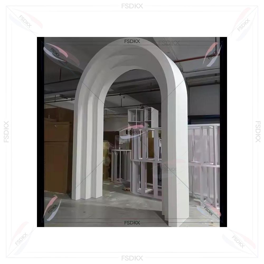 Party Event Supplier - Роскошный белый акриловый фон из ПВХ