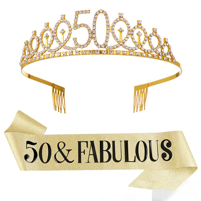Birthday Sash Glitter - 30-50-й день рождения, юбилейное украшение, счастливые