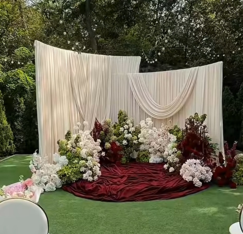 Party Event Supplier - Свадебный декор: белая ПВХ-панель в форме