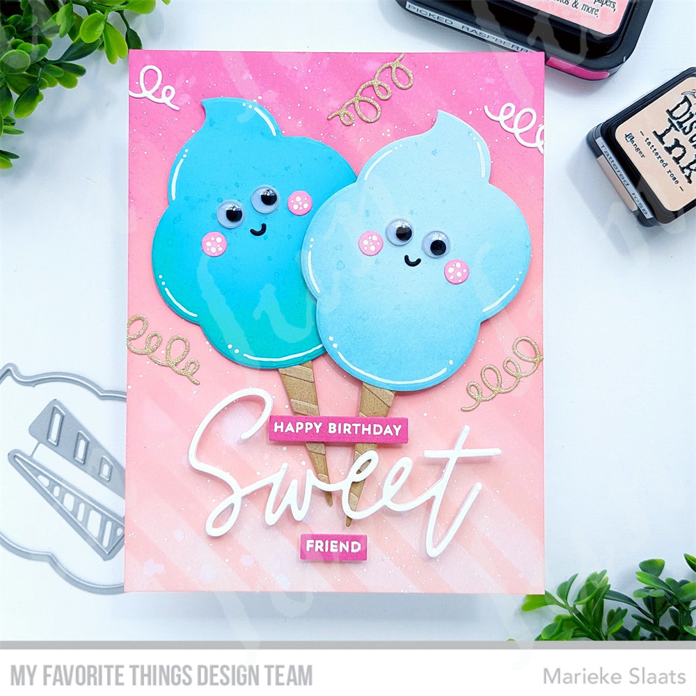 Штамп для высечки в виде конус – обзор и цена Cotton Candy Cone