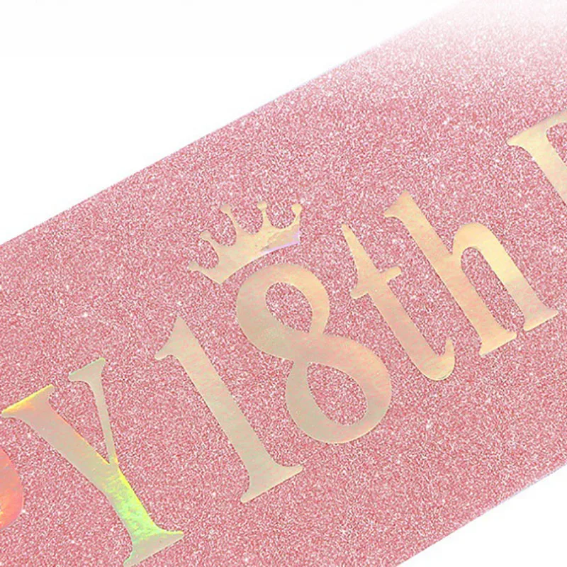 Пояс с блестками для девочек,  – обзор и цена Birthday Sash Glitter