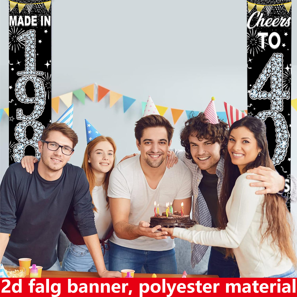 2 шт. плоских 2D-баннеров на 4 – обзор и цена Party Banner Gold