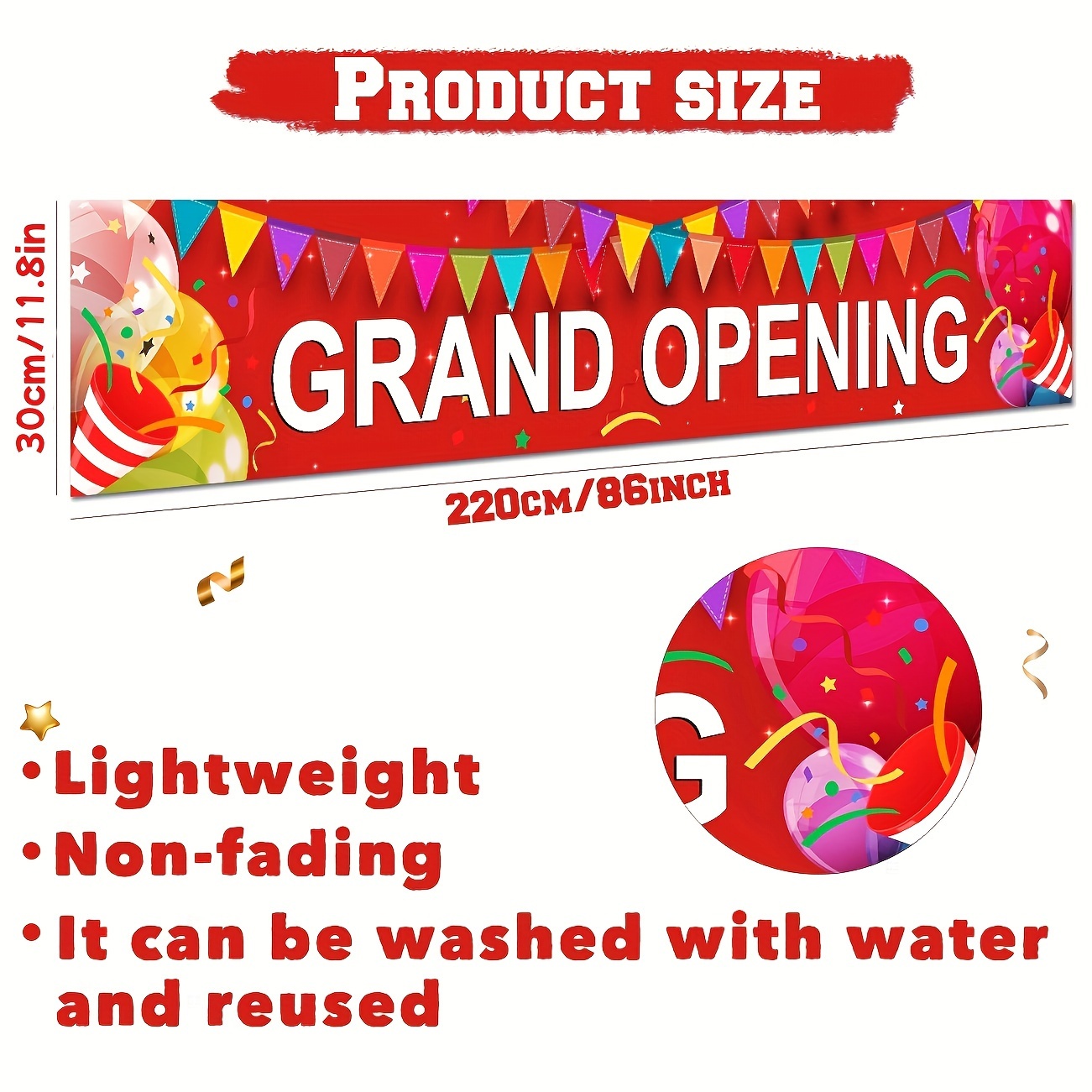 Большой открывающийся баннер,  – обзор и цена Party Event Supply Store