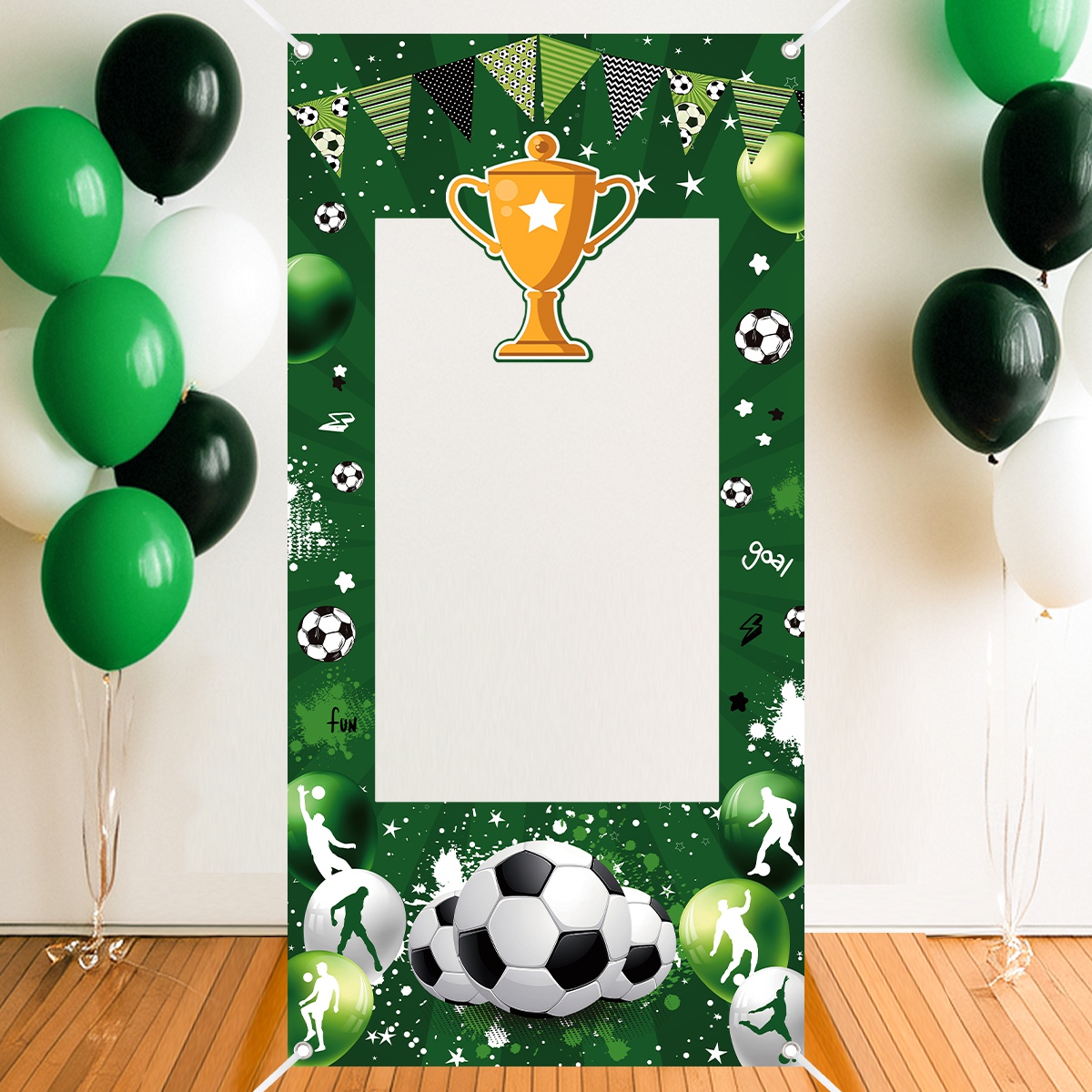 1 шт., зеленая футбольная деко – обзор и цена Photo Booth Frame