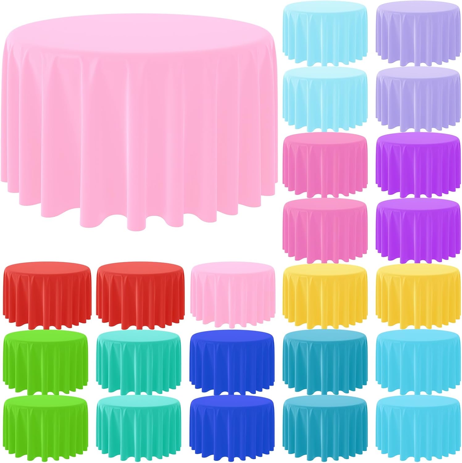 Одноразовая круглая однотонная – обзор и цена Table Cloth Disposable