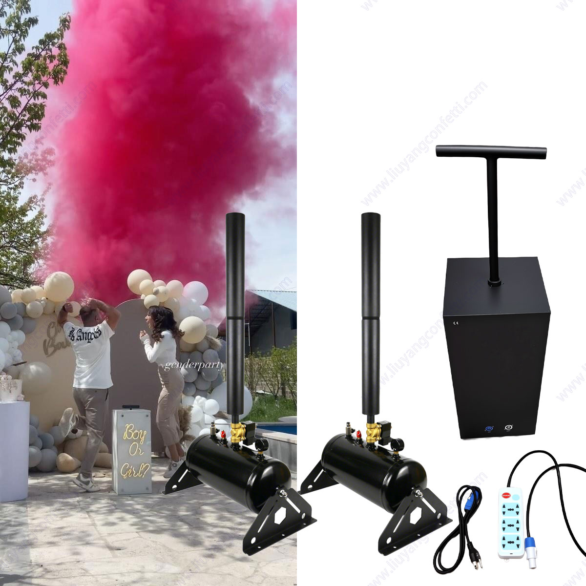 Конфетти Стример Детский Душ М – обзор и цена Confetti Cannon Tube