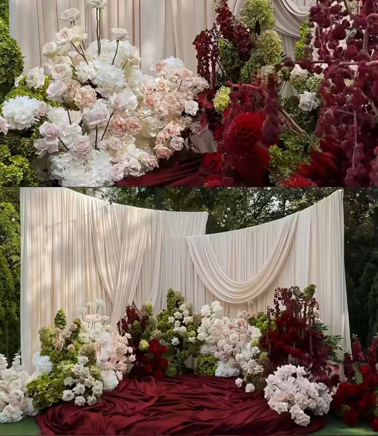 Свадебный декор: белая ПВХ-пан – обзор и цена Party Event Supplier
