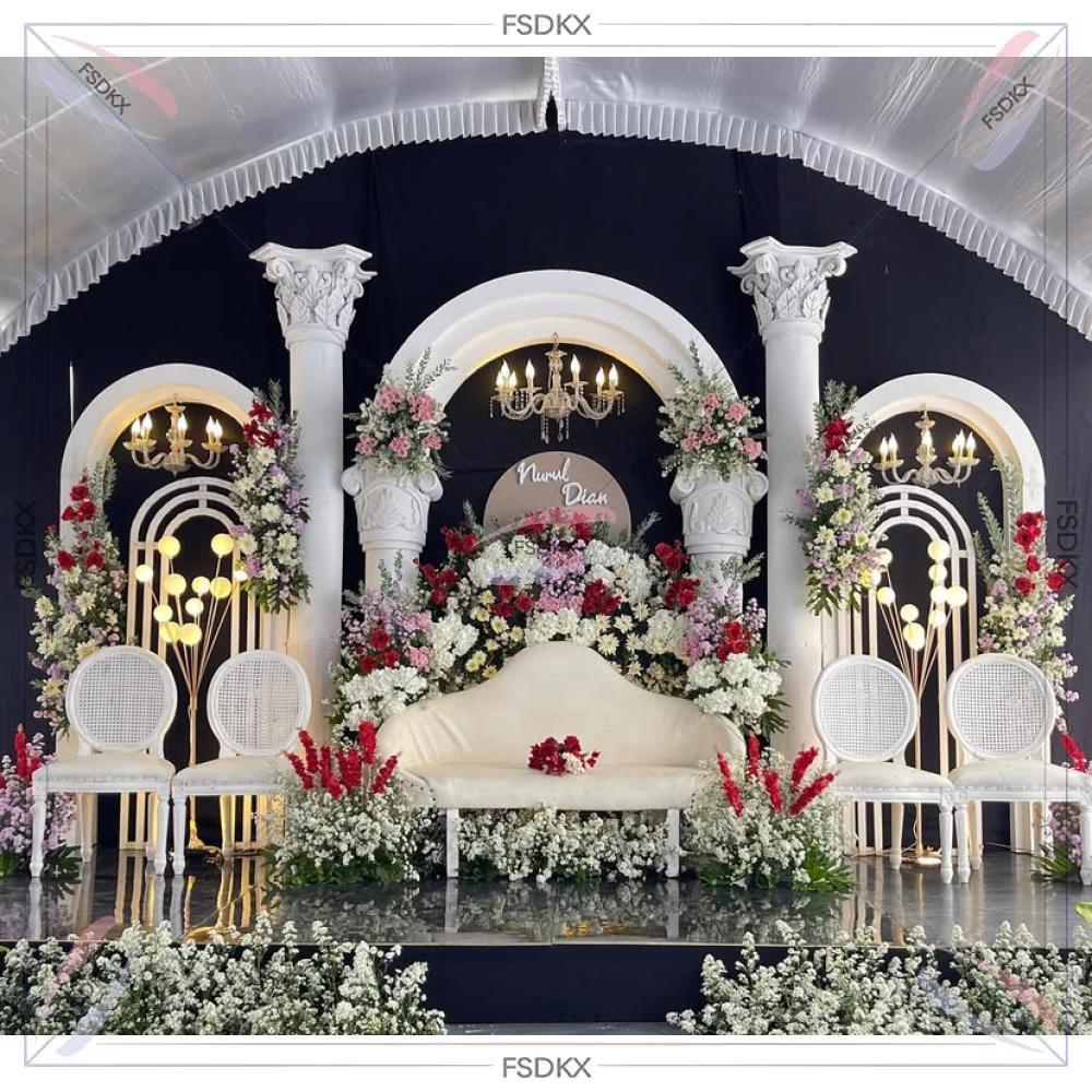 Свадебный декор: белая ПВХ-пан – обзор и цена Party Event Supplier