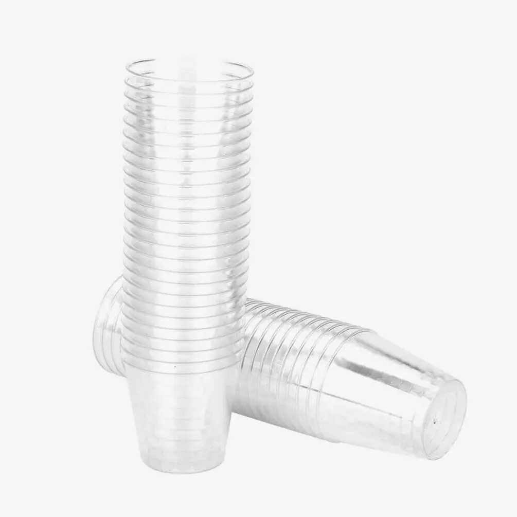 35 мл 50 X прозрачный пластико – обзор и цена Plastic Cup 50Pcs